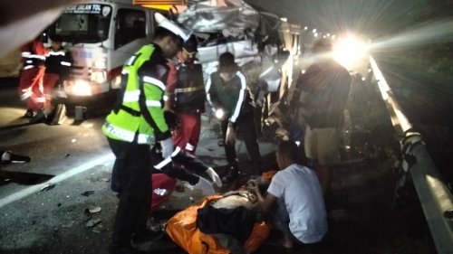 Delapan orang tewas dalam dua hari di Tol Pekanbaru-Dumai (foto/ist)