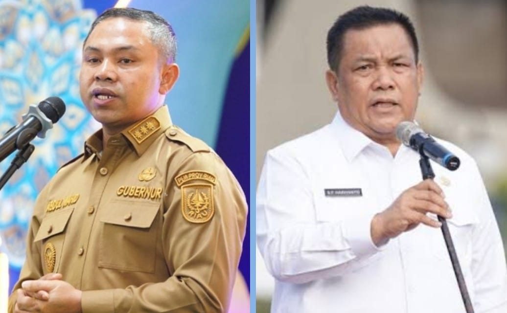 Hubungan Gubernur Abdul Wahid (kiri) dengan Wagub Riau, SF Hariyanto dirumorkan renggang (foto/int)