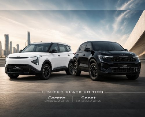 Kia Carens & Sonet Limited Black Edition.