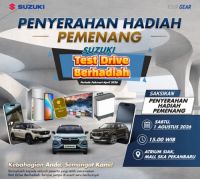 Suzuki Riau Cabut Undian Test Drive Berhadiah di Mal Ska Hari Ini